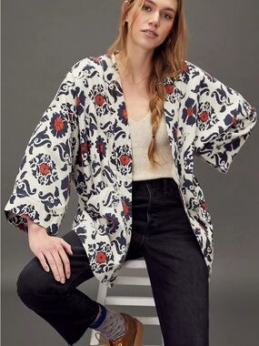 Anthropologie Eleanor Kimono Jacket